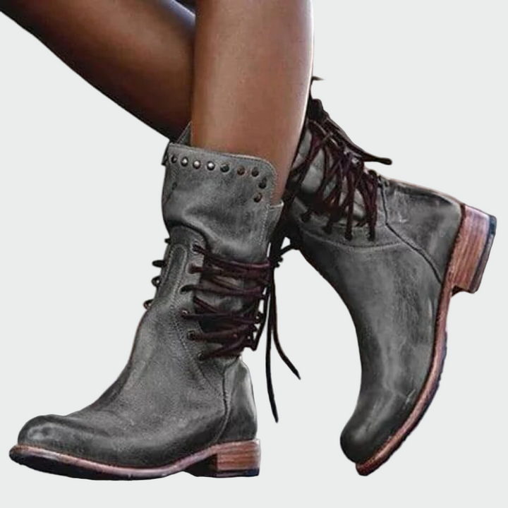 Riley - Lace-Up Ankle Boots