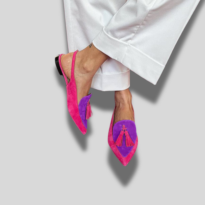 Rosaa – Fringe Ankle Loafer