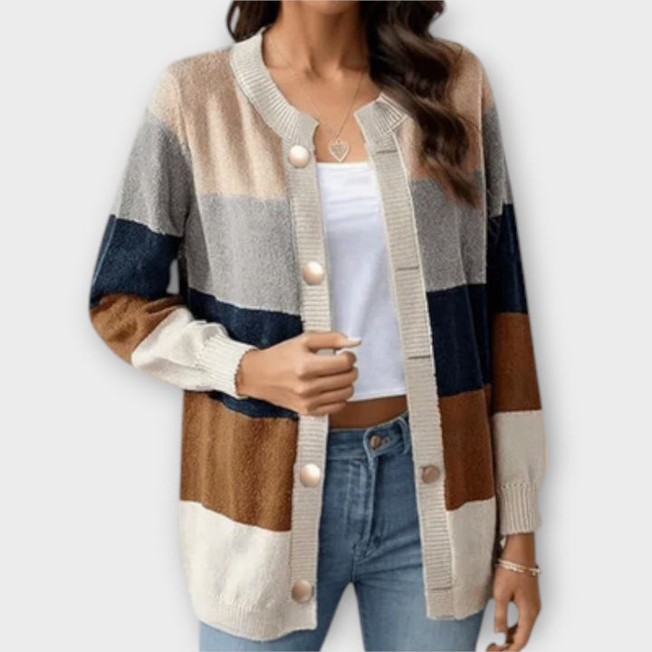 Aurora - Striped Cardigan