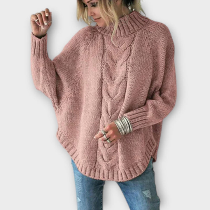 Elysian - Cable Pattern Knit Sweater