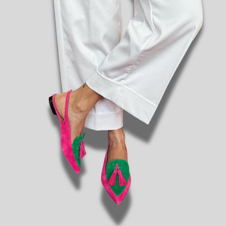 Rosaa – Fringe Ankle Loafer