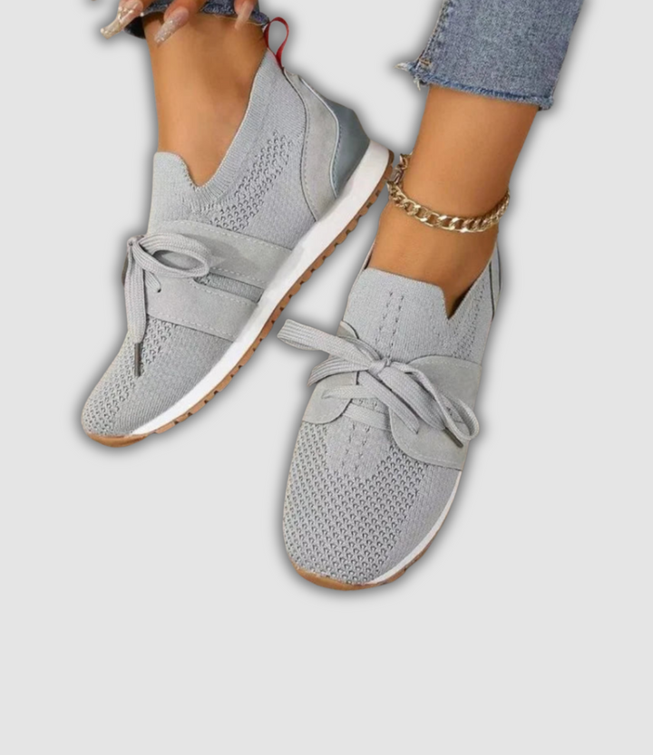 Anna - Comfortable Lace-Up Sneakers