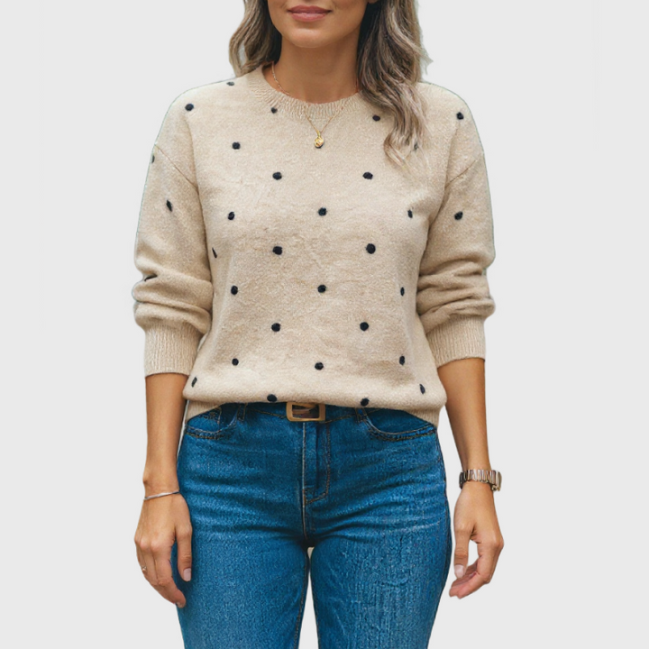 Ava – Long-Sleeve Knit Sweater