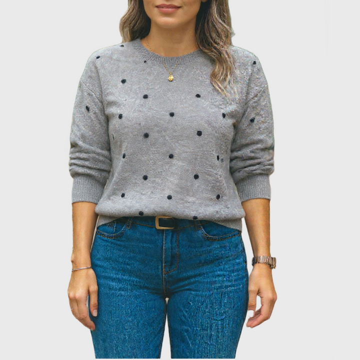 Ava – Long-Sleeve Knit Sweater