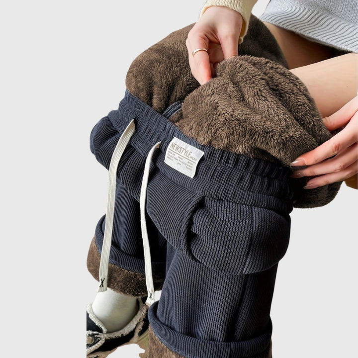 Aluna - Warm Wide-Leg Pants