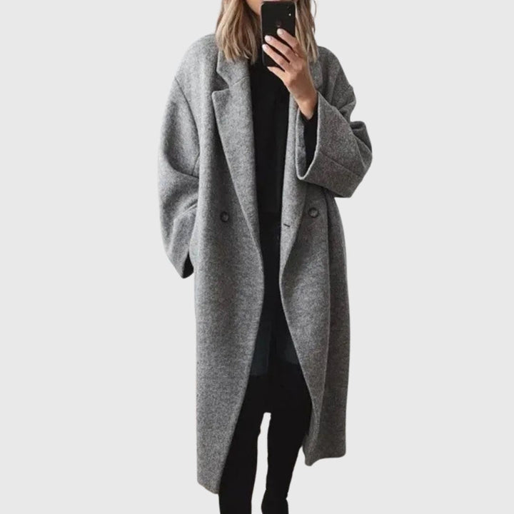 Violet - Oversized Button-Down Coat