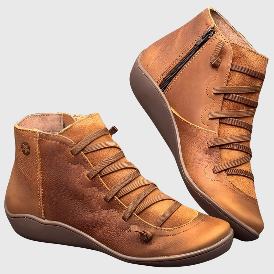 Fiona - Zip Ankle Boots