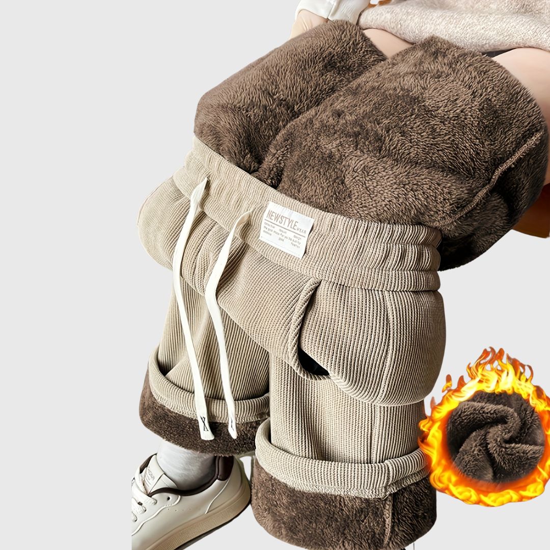 Aluna - Warm Wide-Leg Pants