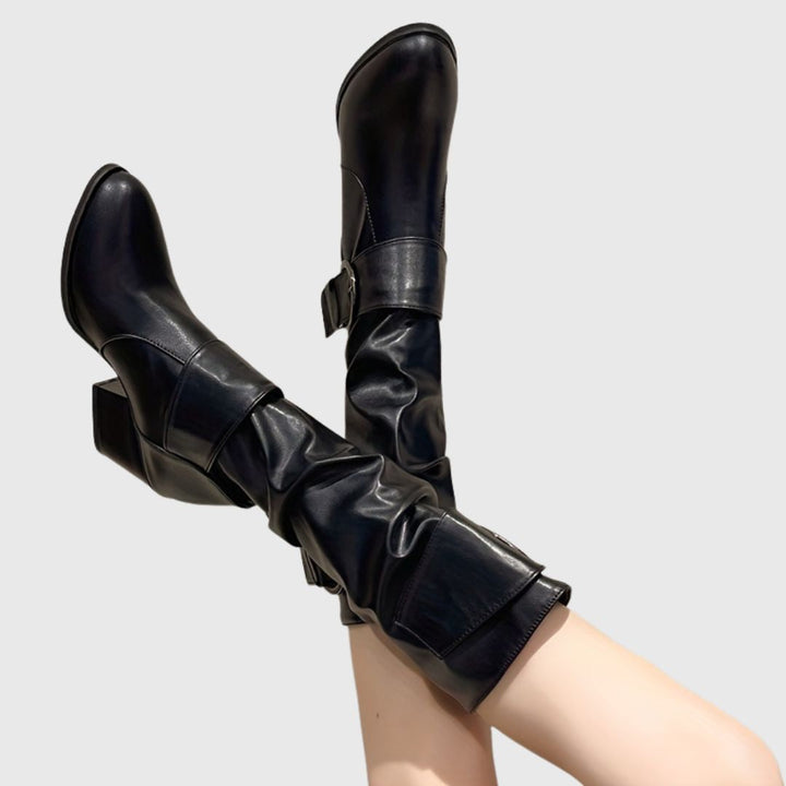 Nuvéa - Chunky Belted Boots