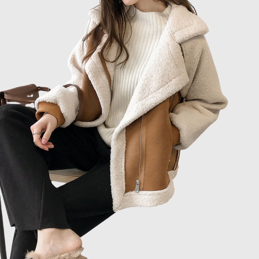 Brooklyn - Shearling Oversized Coat