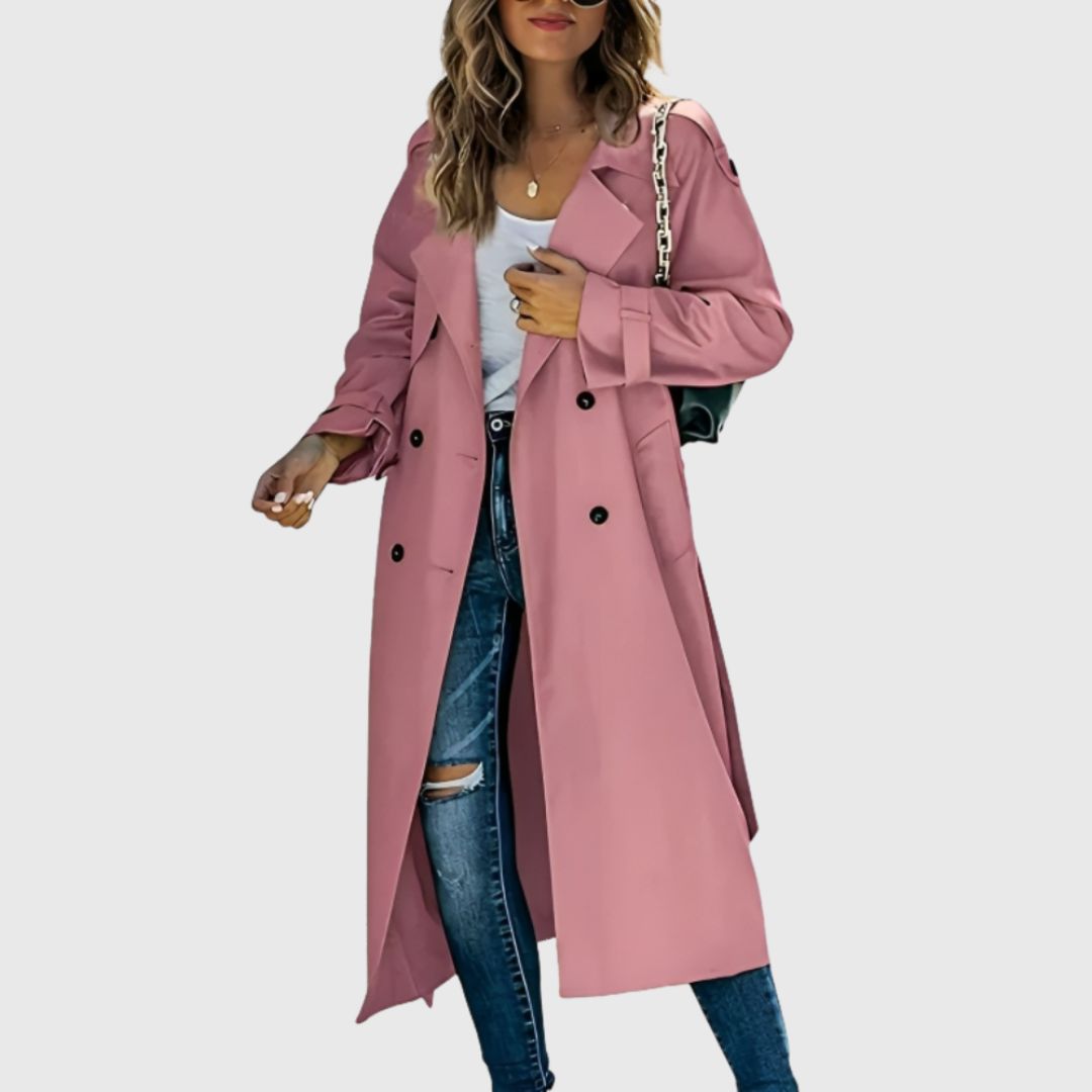 Charlie - Double-Breasted Trench Coat