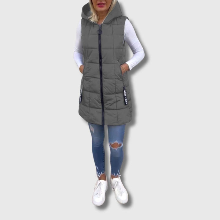 Jennifer - Quilted Sleeveless Coat