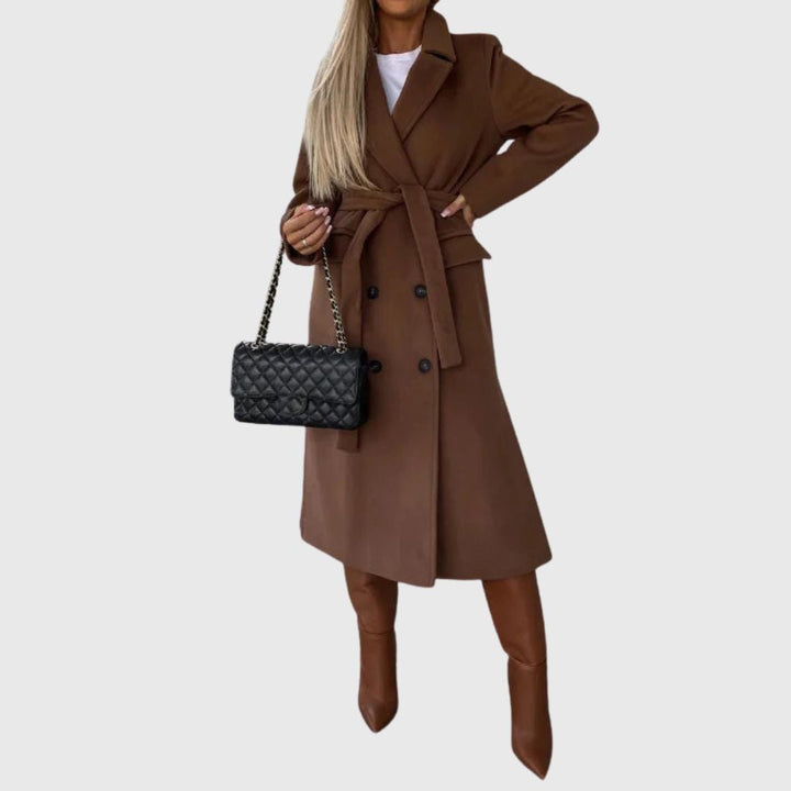 Addison - Classic Long Trench Coat