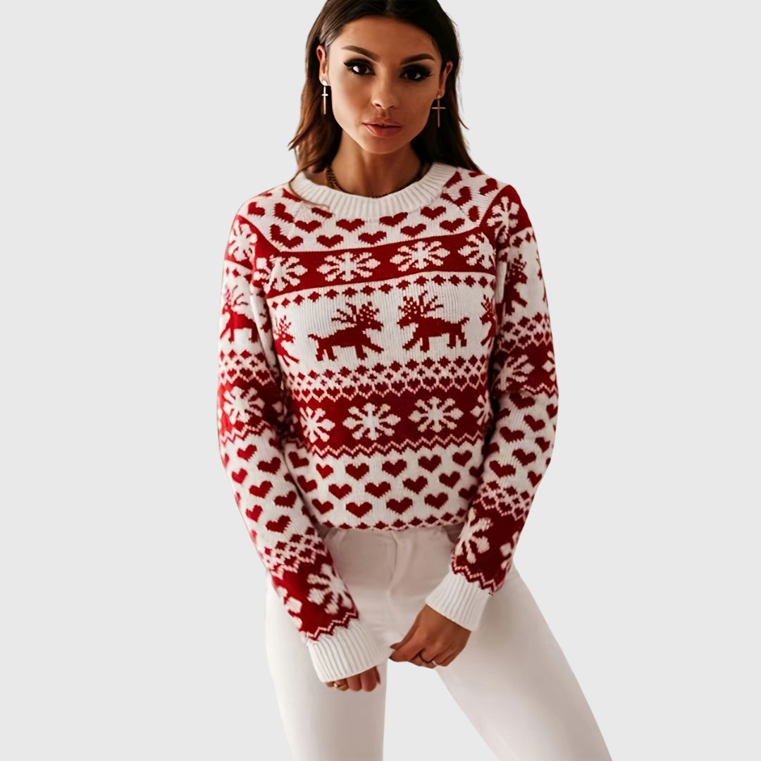 Karrie - Christmas Snowflake Sweater