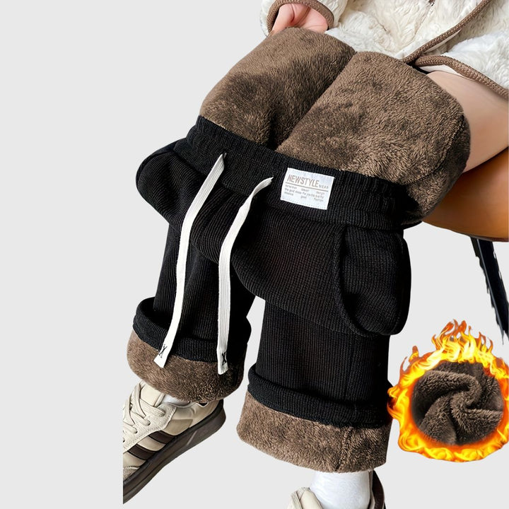 Aluna - Warm Wide-Leg Pants