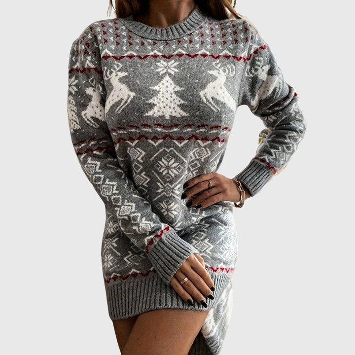 Karren - Christmas Sweater Dress