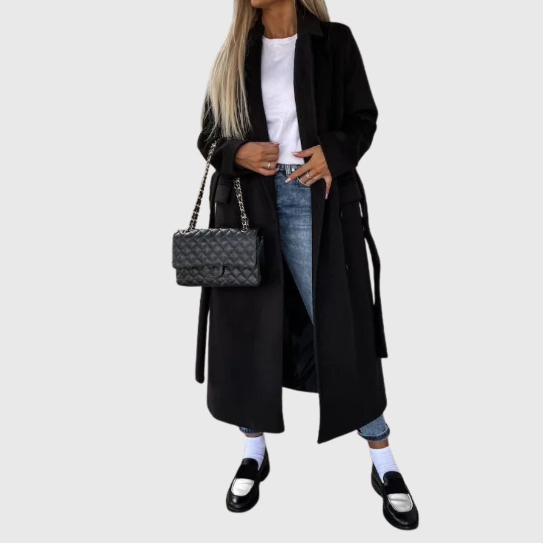 Addison - Classic Long Trench Coat