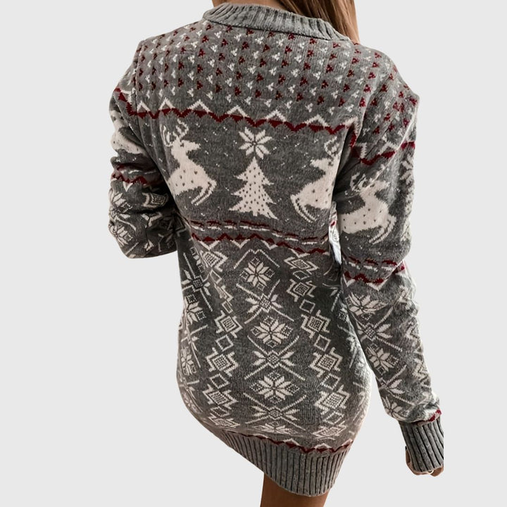 Karren - Christmas Sweater Dress