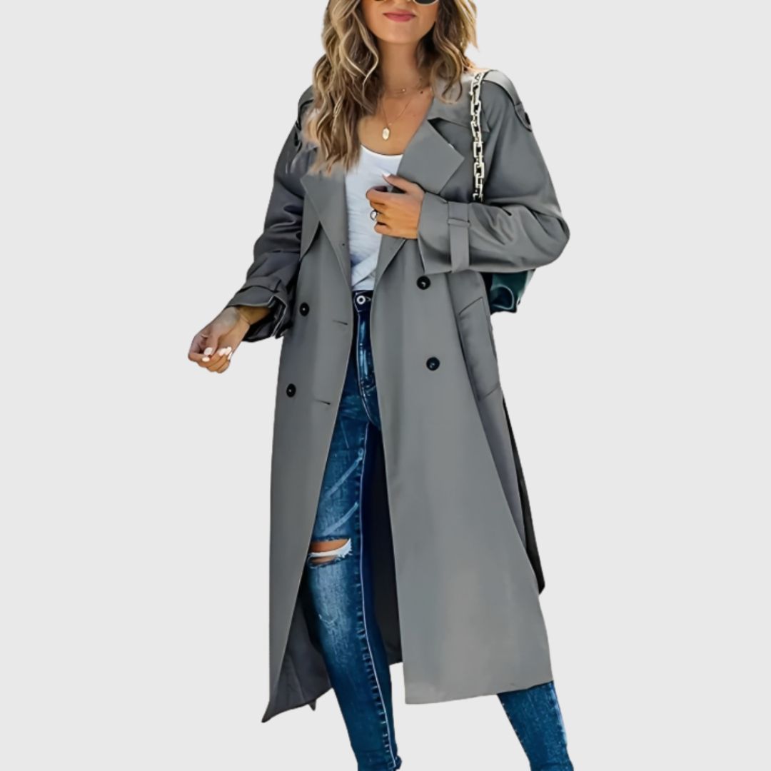 Charlie - Double-Breasted Trench Coat