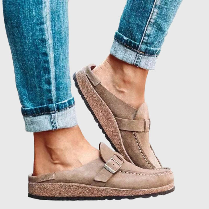 Emily - Buckle Slip On Loafers