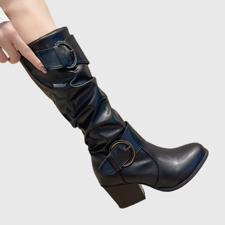 Nuvéa - Chunky Belted Boots