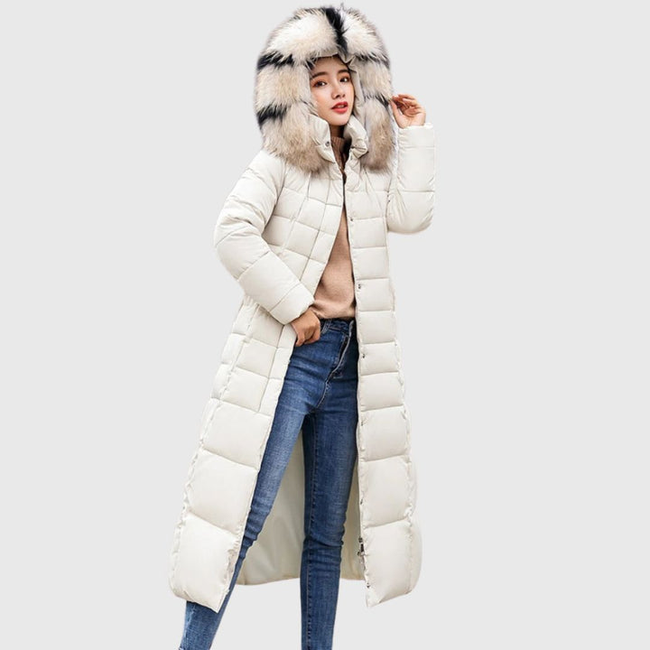 Grace - Belted Long Puffer Coat