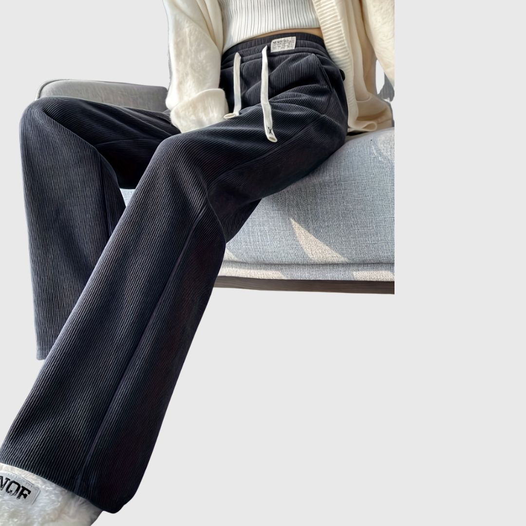 Aluna - Warm Wide-Leg Pants