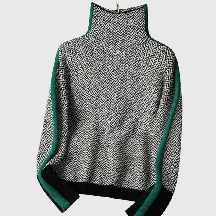 Martina - High Collar Pullover