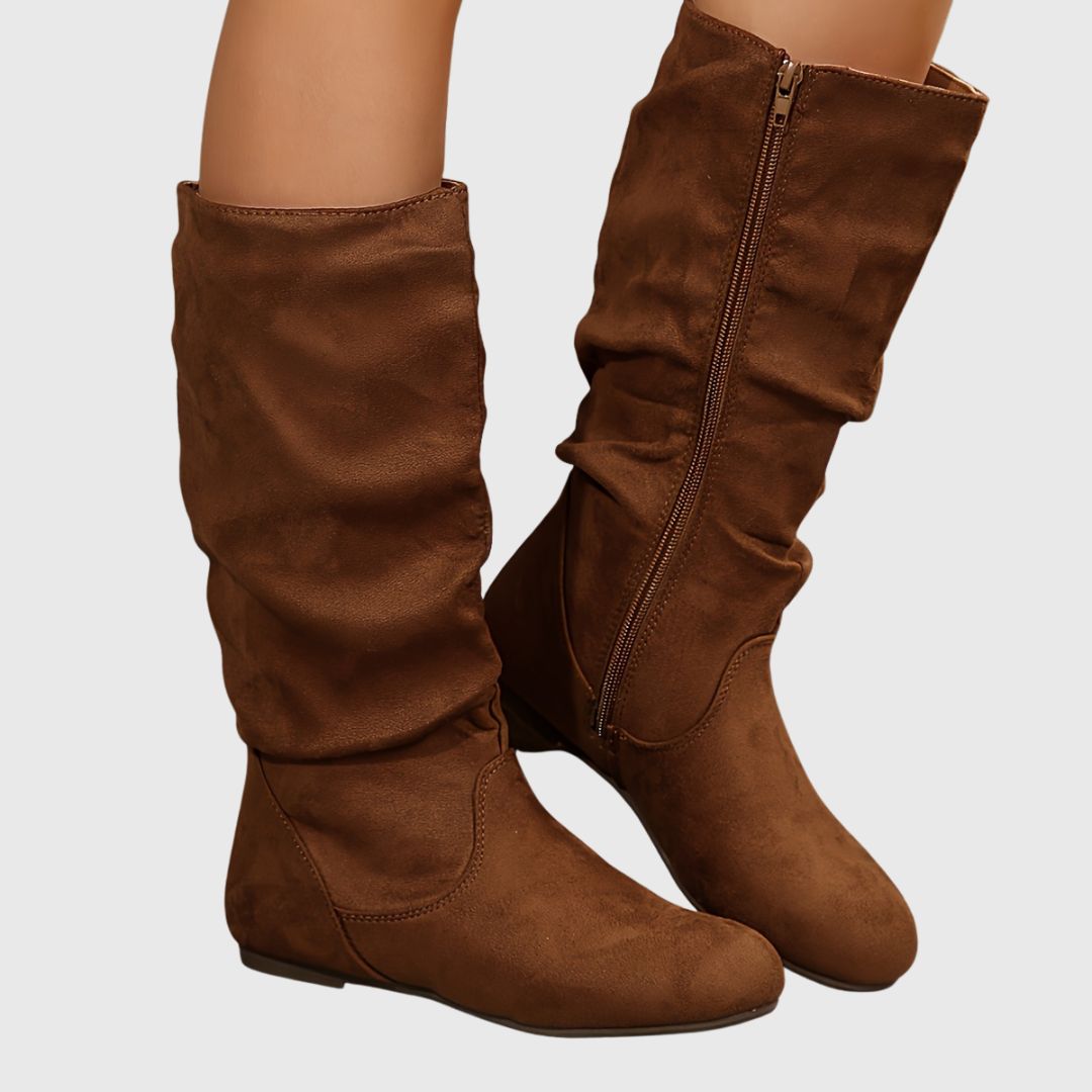Zaniyah - Pleated Ankle Boots