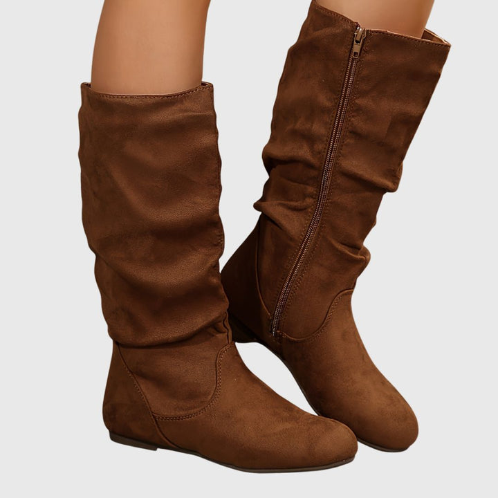 Zaniyah - Pleated Ankle Boots