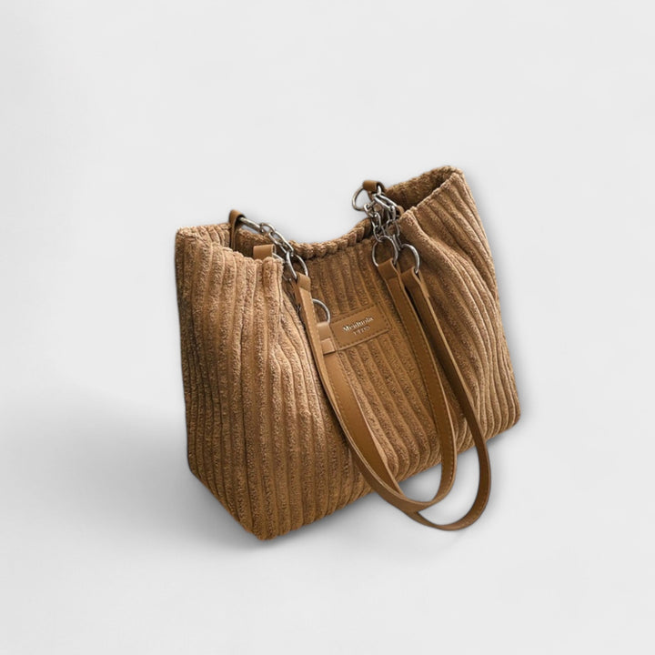 Aurora - Soft Cord Shoulder Bag