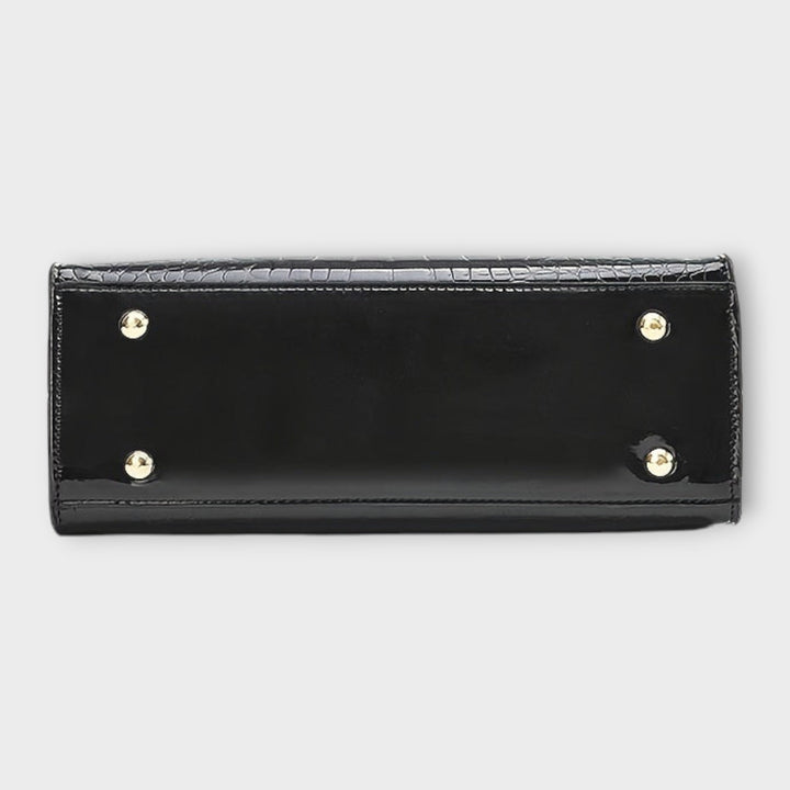 Aurora - Shiny Crocodile Pattern Handbag